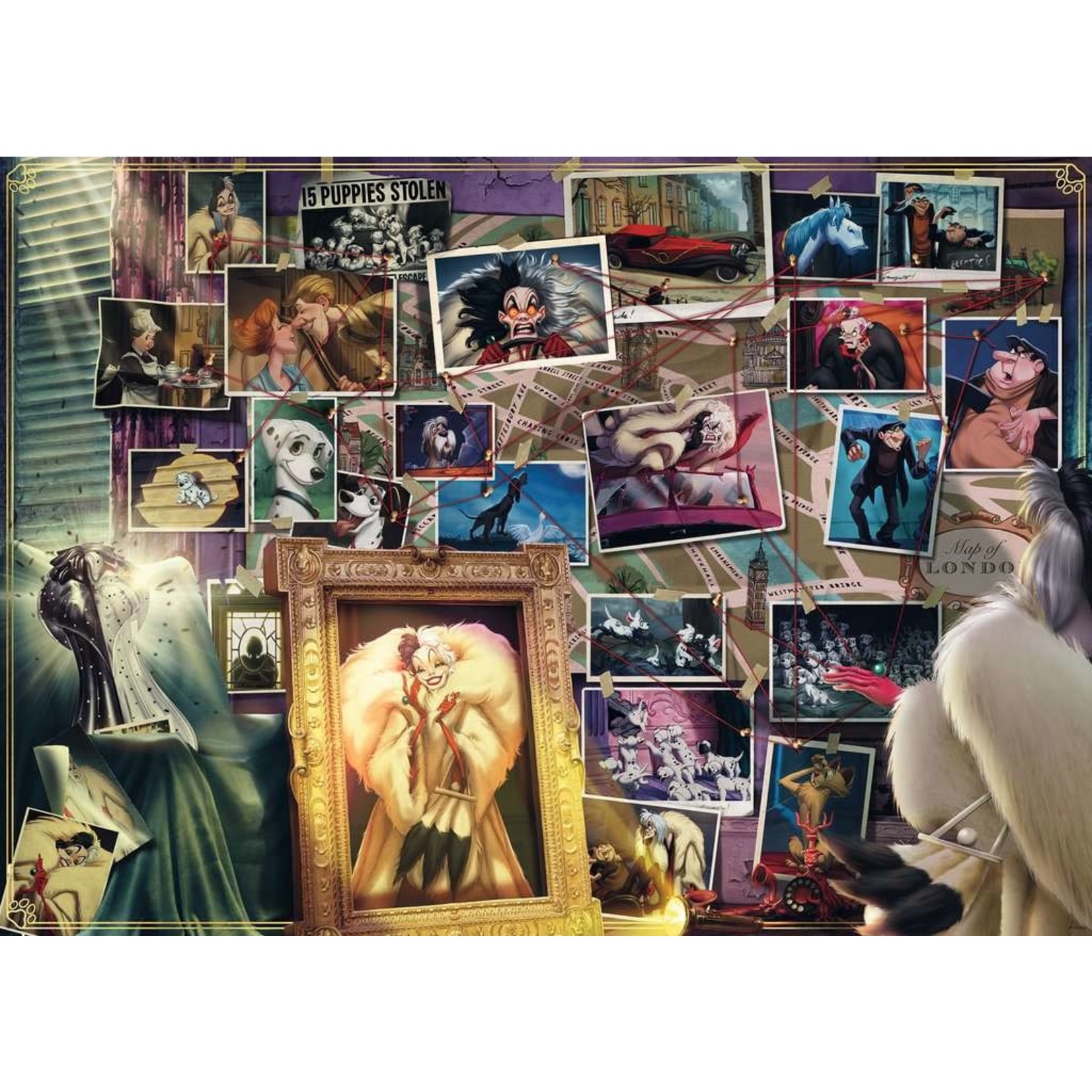 Disney Villainous: Cruella de Vil 1000 Piece Puzzle