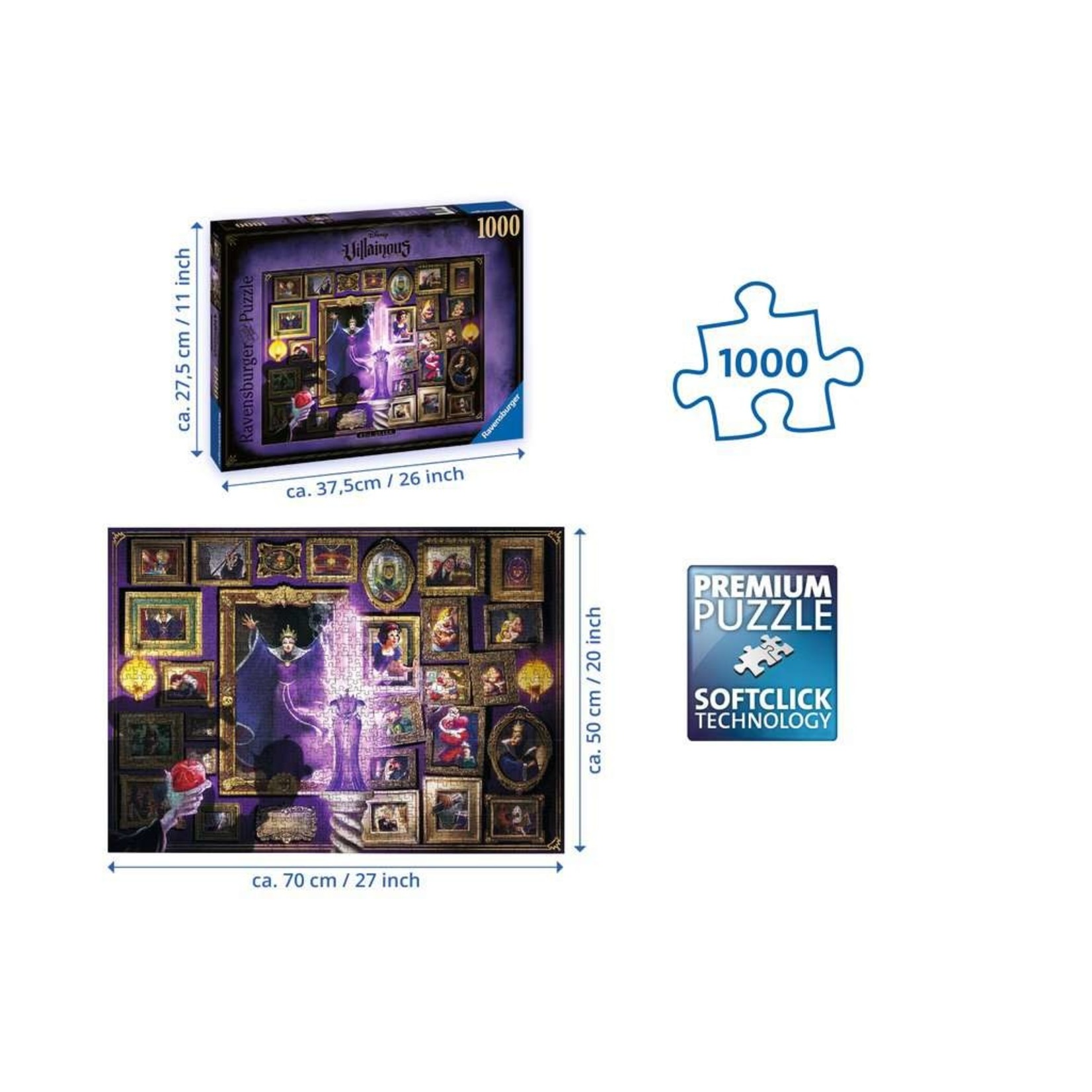Disney Villainous: Evil Queen 1000 Piece Puzzle