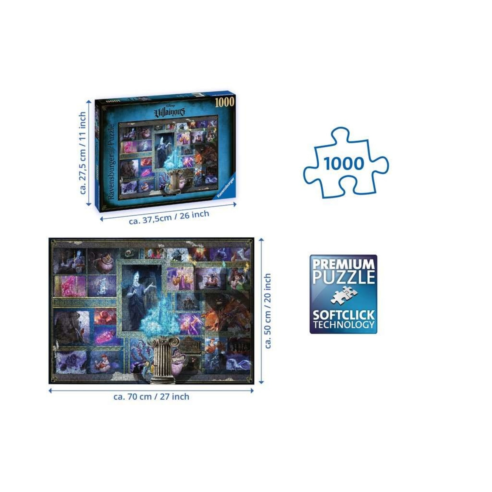 Disney Villainous: Hades 1000 Piece Puzzle