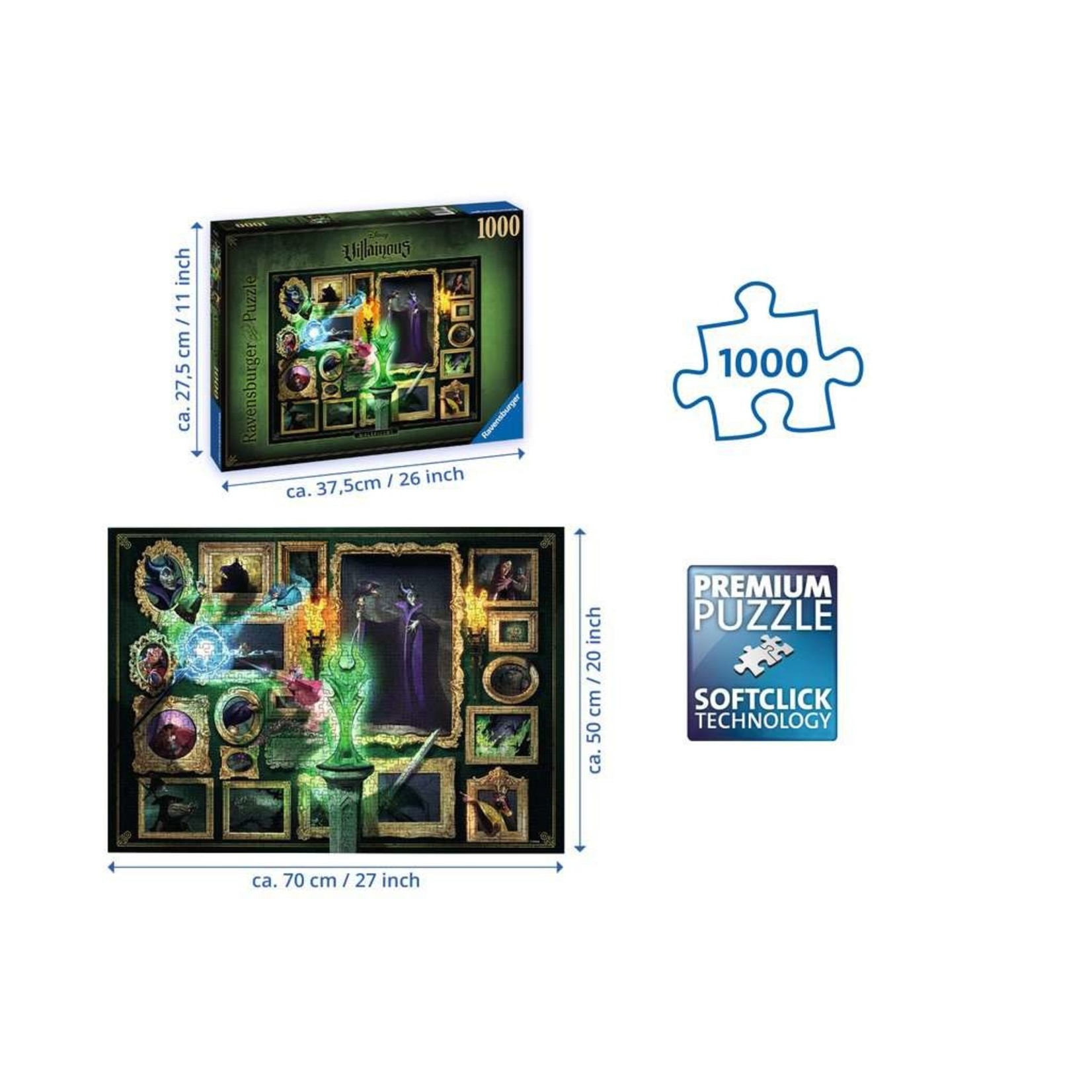 Disney Villainous: Maleficent 1000 Piece Puzzle