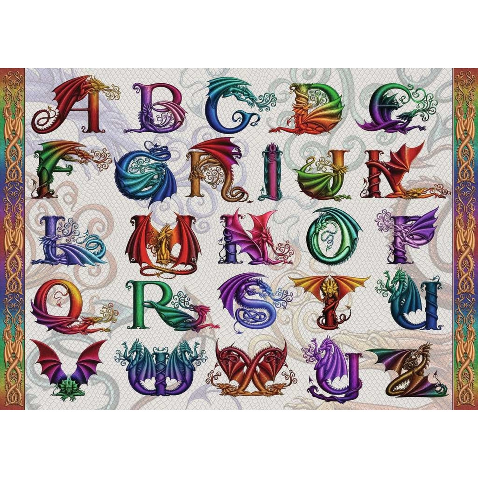 Dragon Alphabet 1000 Piece Puzzle