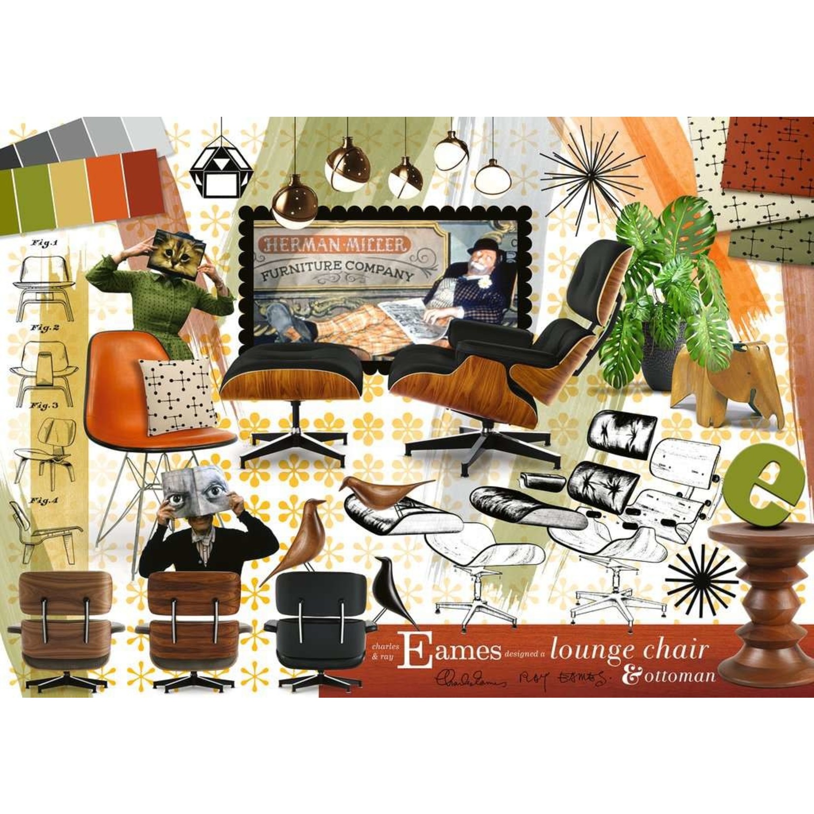 Eames Classic Designs 1000 Piece Puzzle