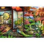 Japanese Garden Teahouse 1000 Piece Puzzle