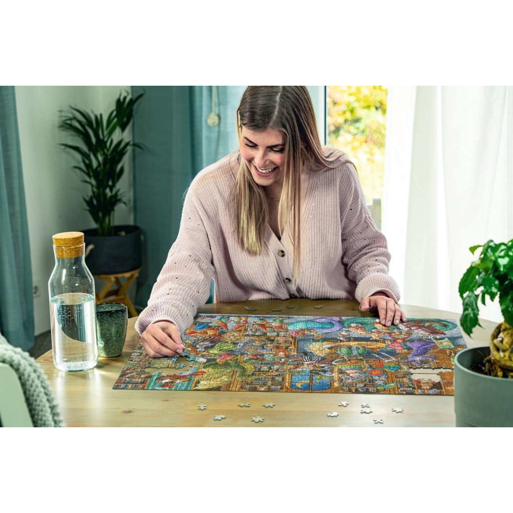 Midnight at the Library 1000 Piece Puzzle
