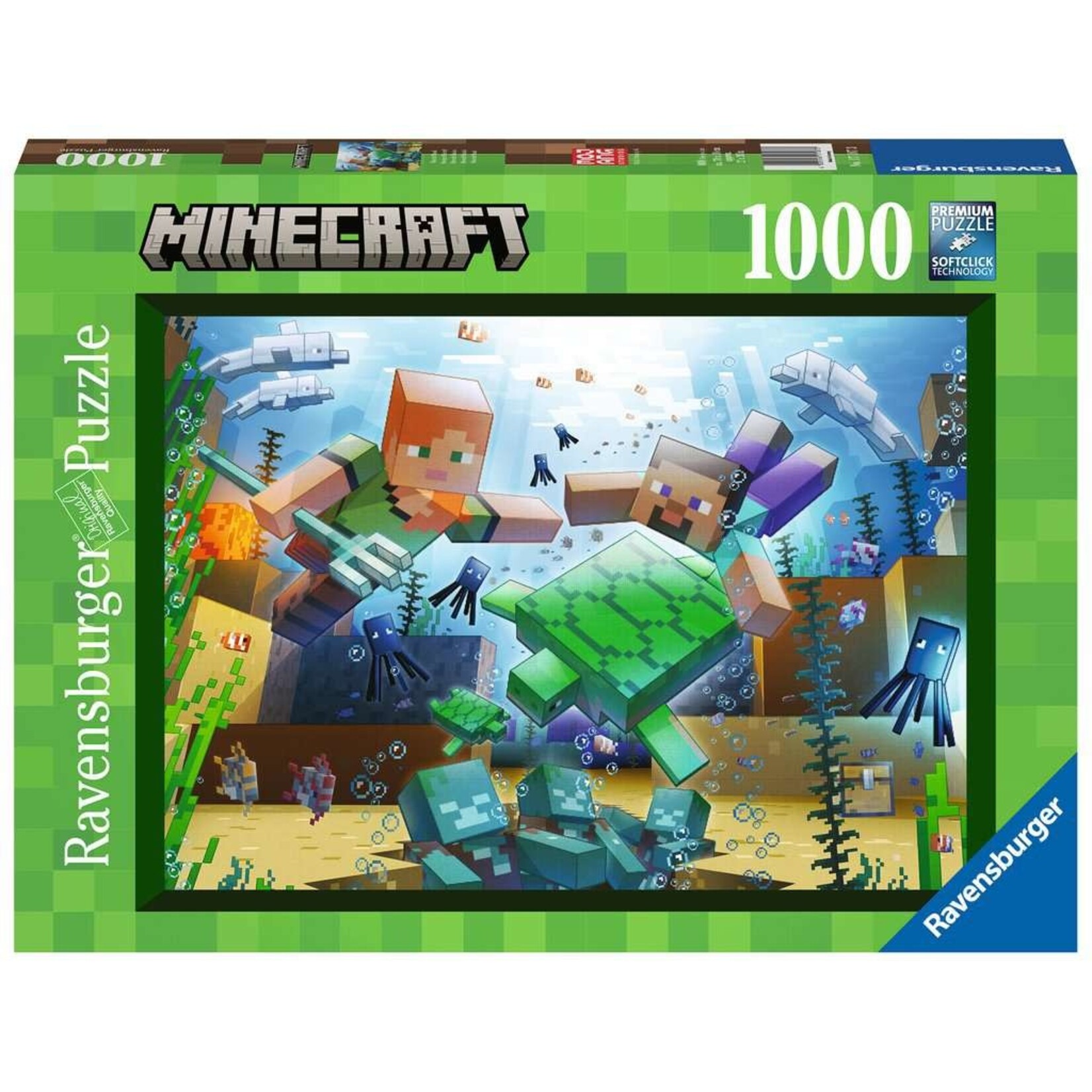 Minecraft Mosaic 1000 Piece Puzzle