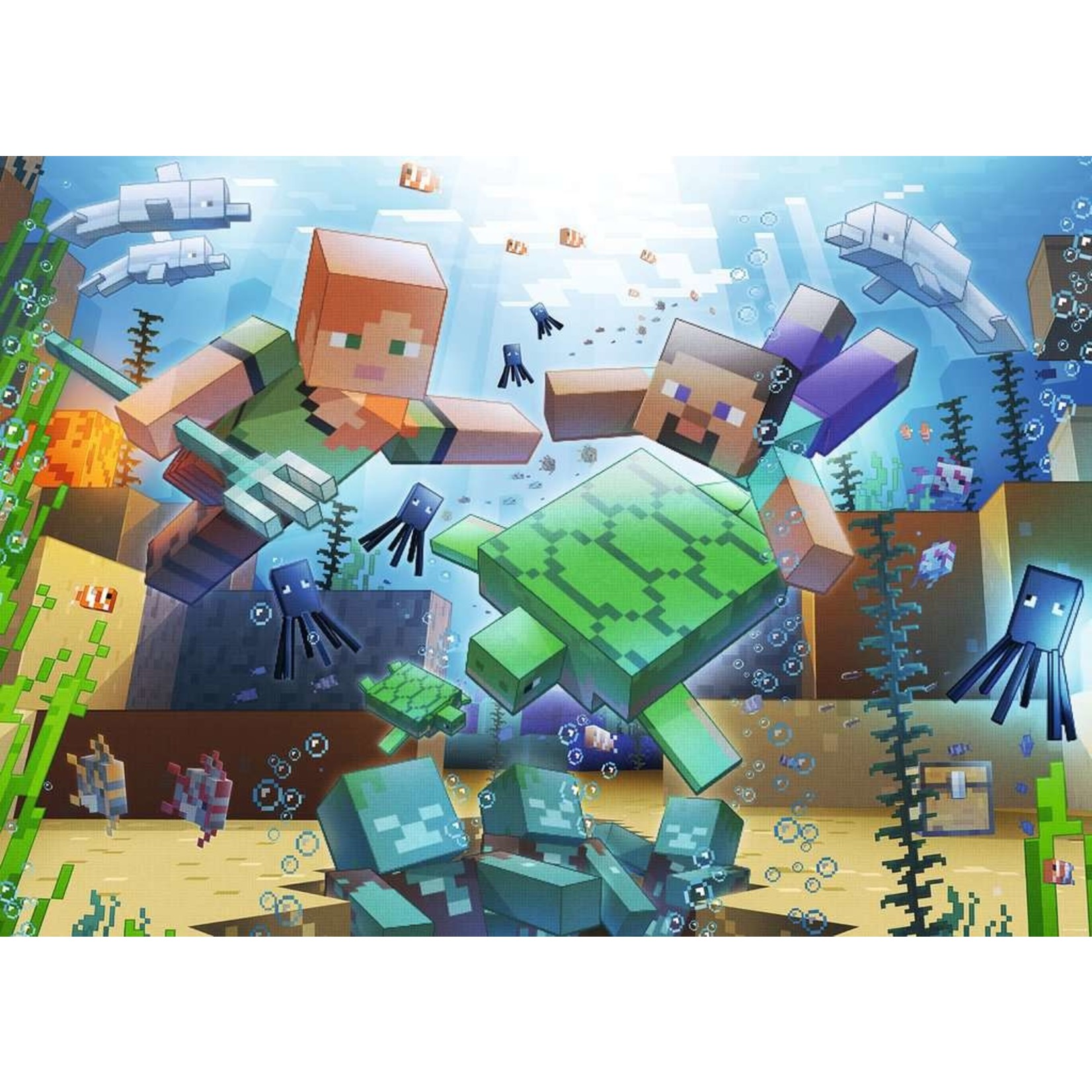 Minecraft Mosaic 1000 Piece Puzzle