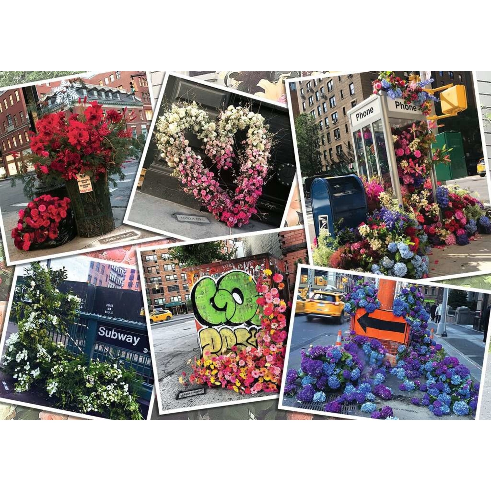 NYC Flower Flash 1000 Piece Puzzle