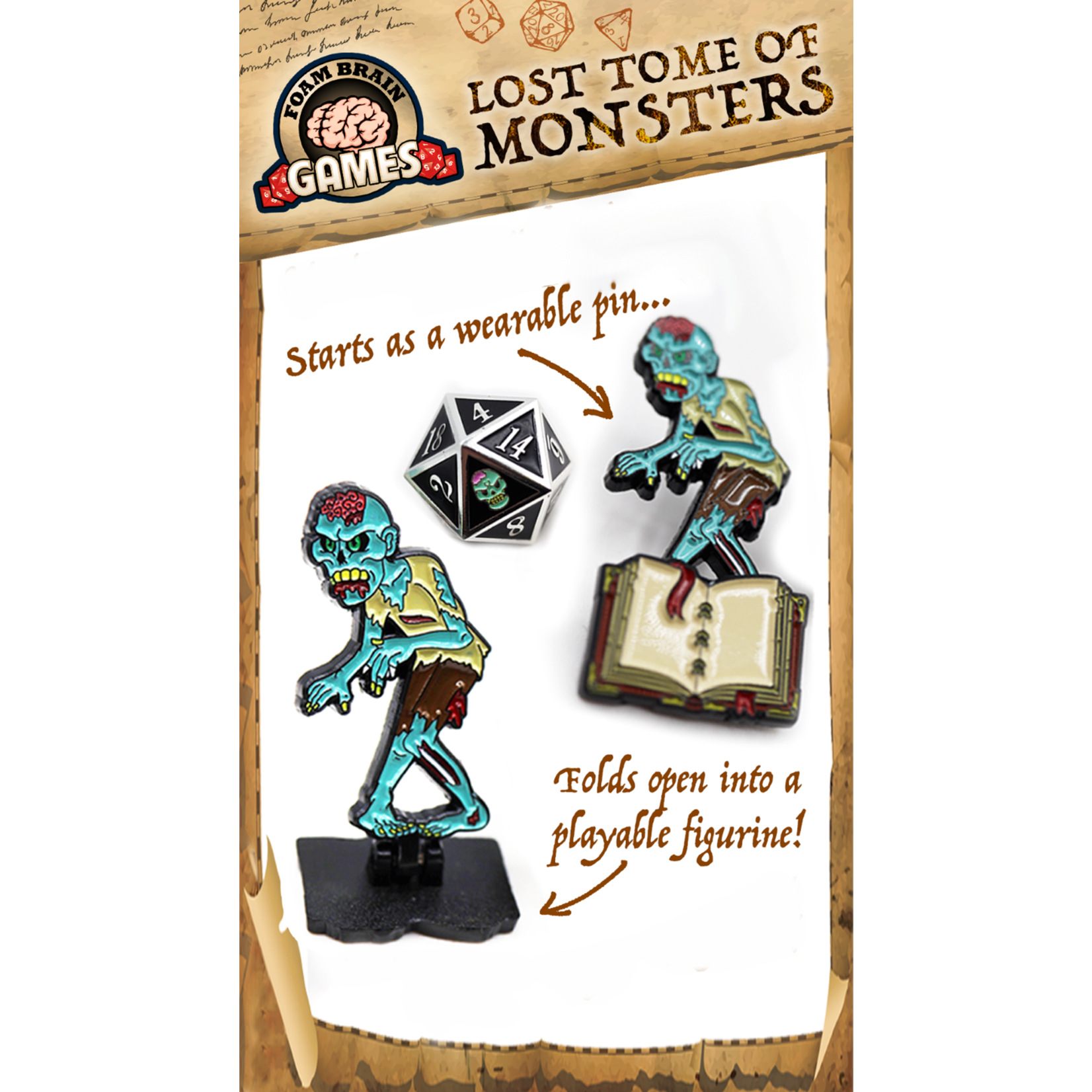 Foam Brain Dice: Mystery Loot - Lost Tome of Monsters