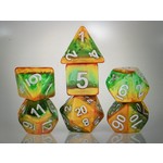 Sirius Dice: Rainforest | 7 Die Polyhedral Set | SDZ0009-09