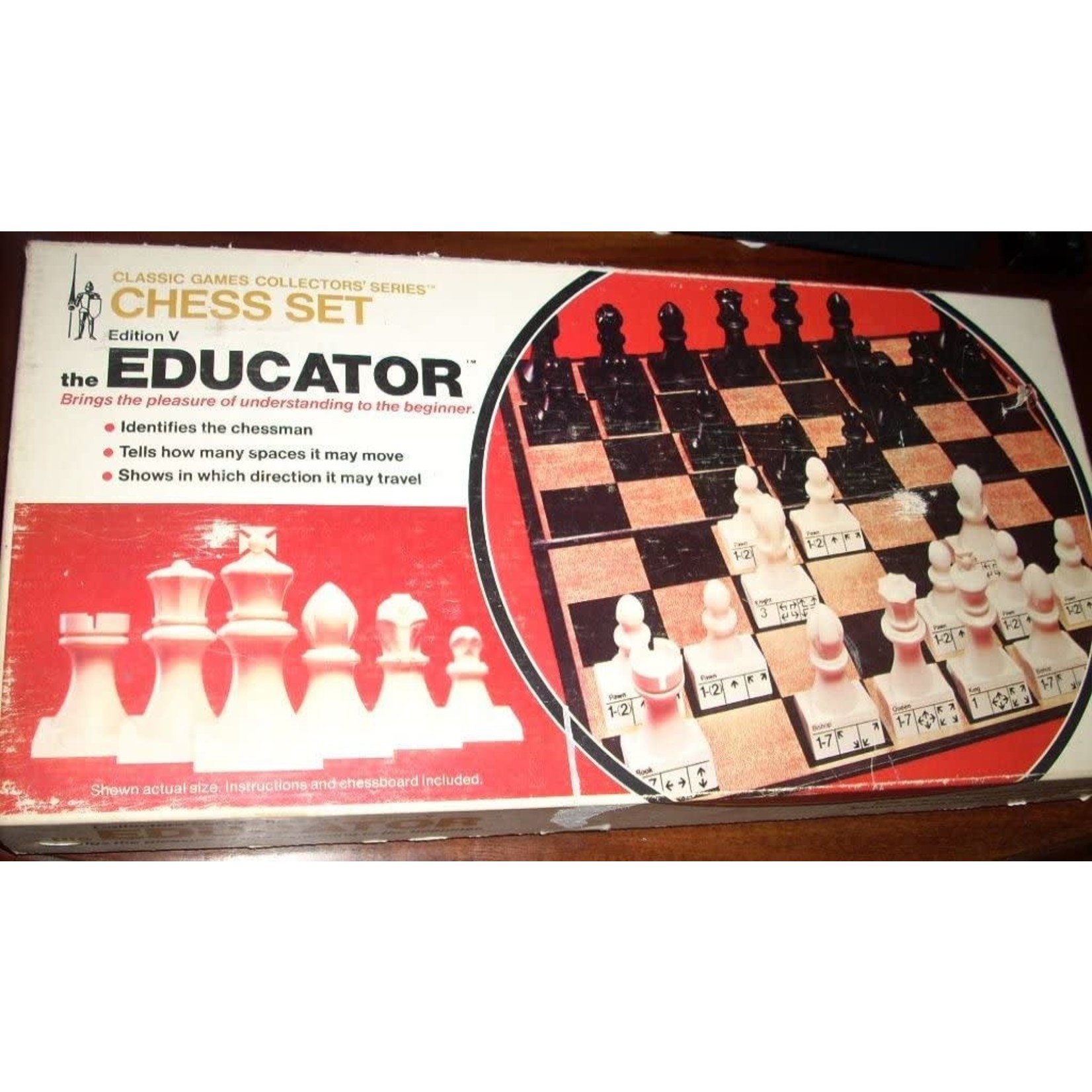 #16847 Classic Games Collectors' Series Chess Set Edition V The Educator: Dragon Cache Used Game