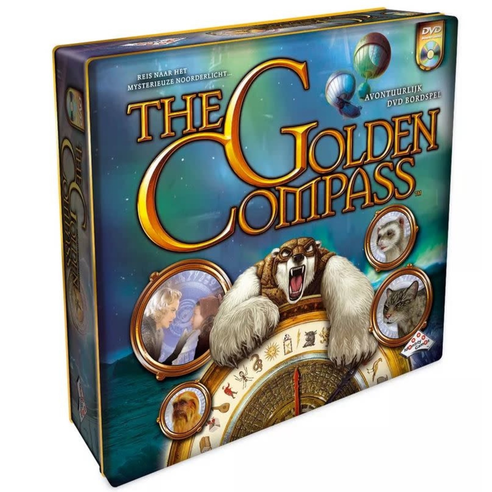#16857 The Golden Compass Adventurous DVD Board Game: Dragon Cache Used Game