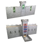 Castle Keep Dice Tower Castle Walls Light Grey