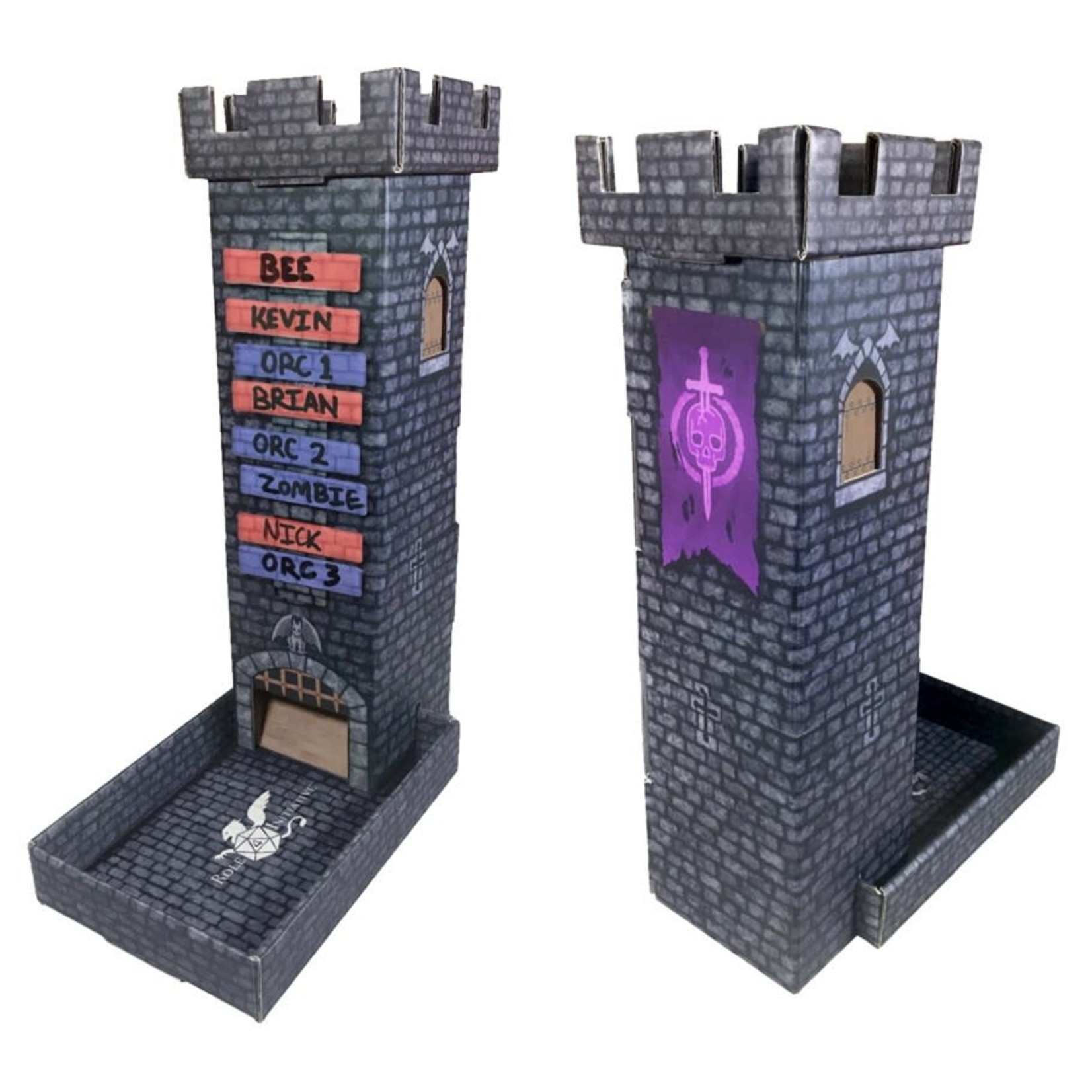 Dark Castle Dice Tower Turn Tracker Dark Grey