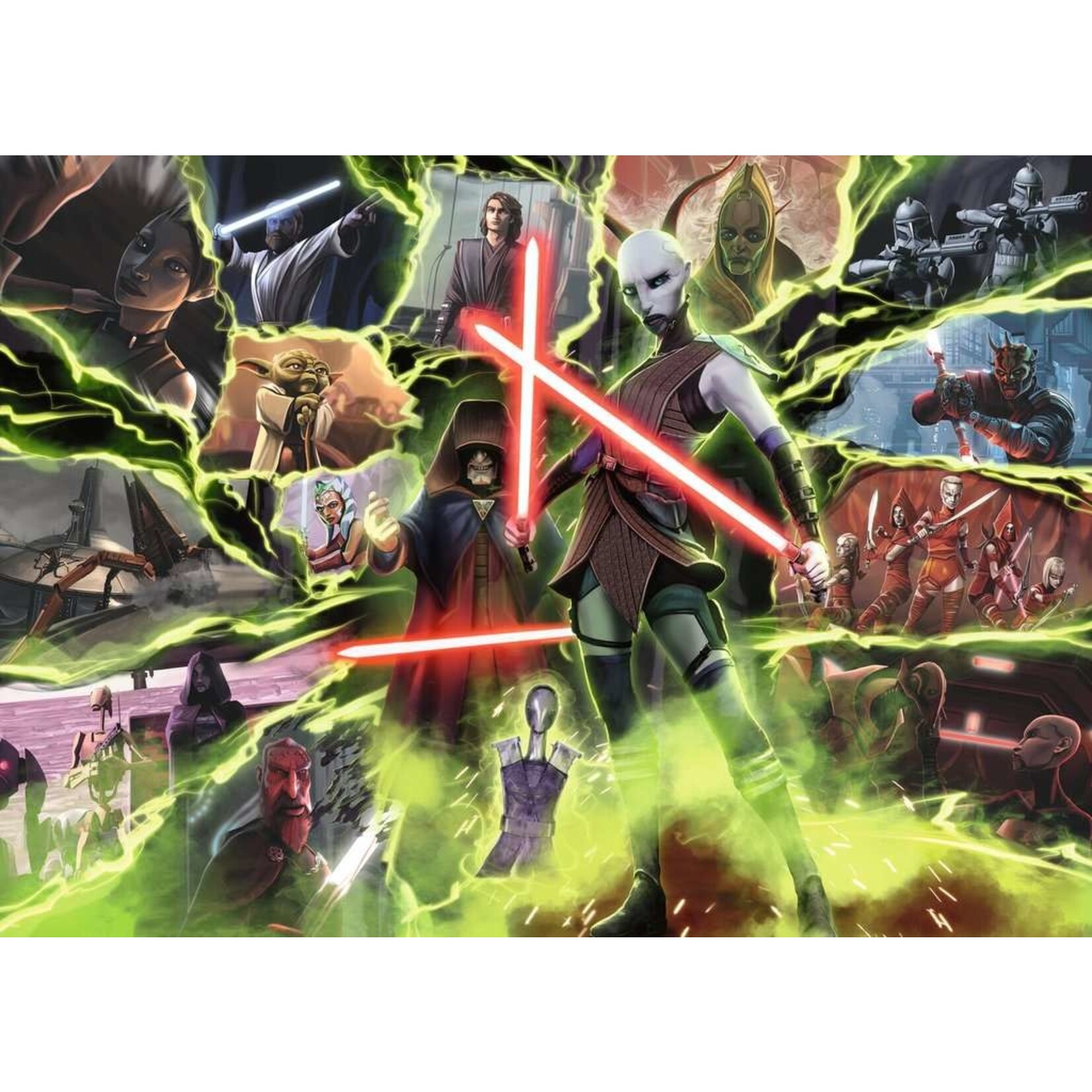 Star Wars Villainous: Asajj Ventress 1000 Piece Puzzle