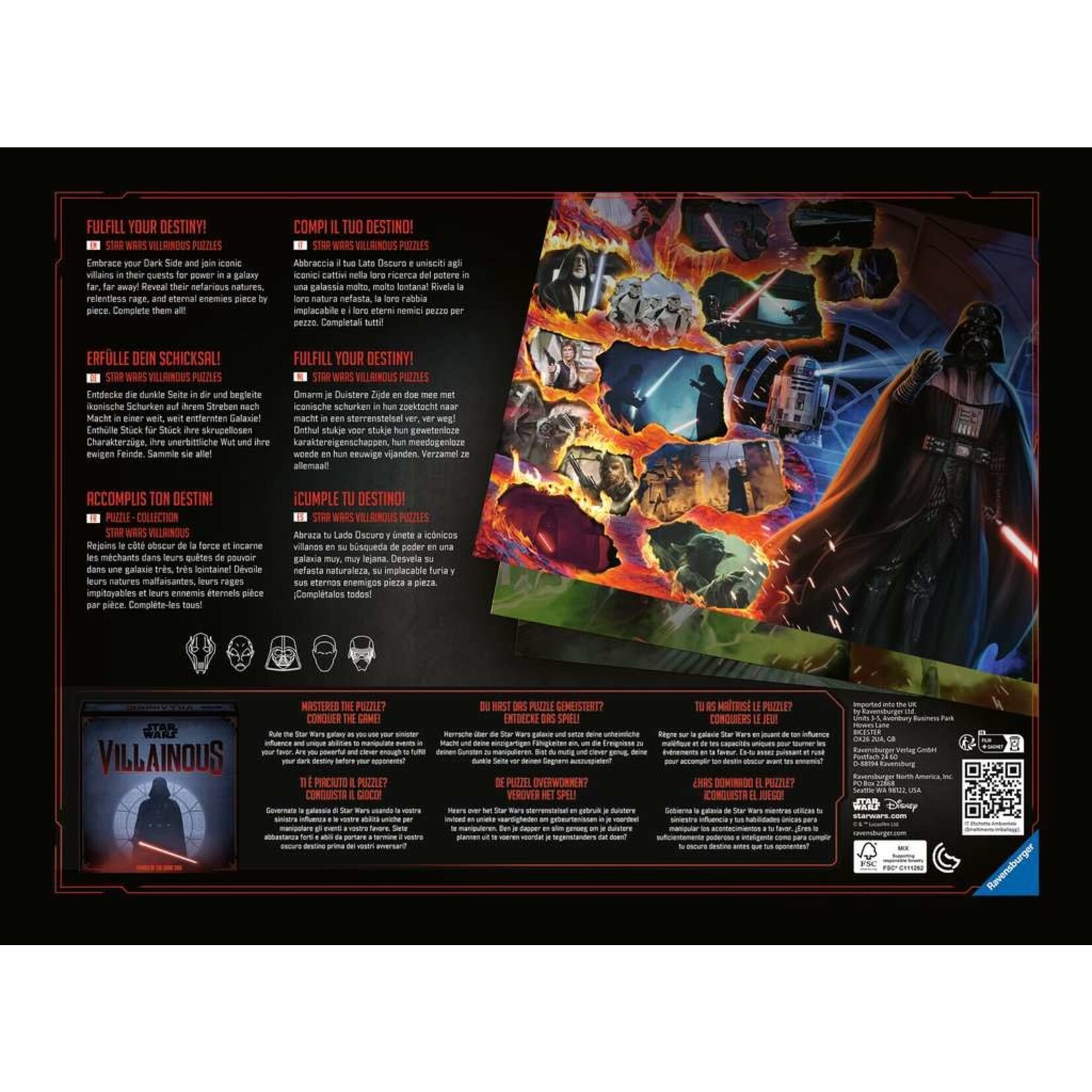 Star Wars Villainous: General Grievous 1000 Piece Puzzle