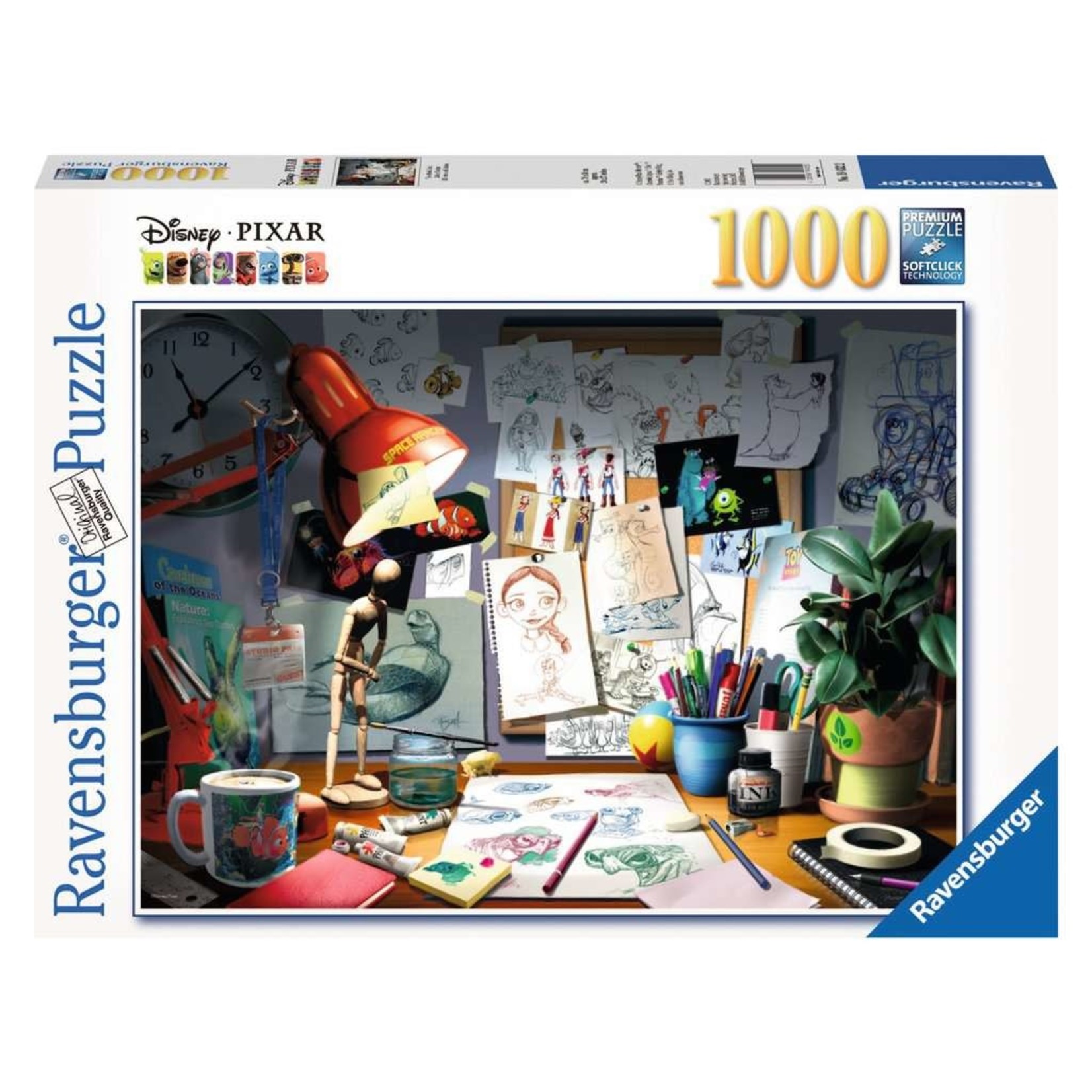 The Artist's Desk 1000 Piece Puzzle