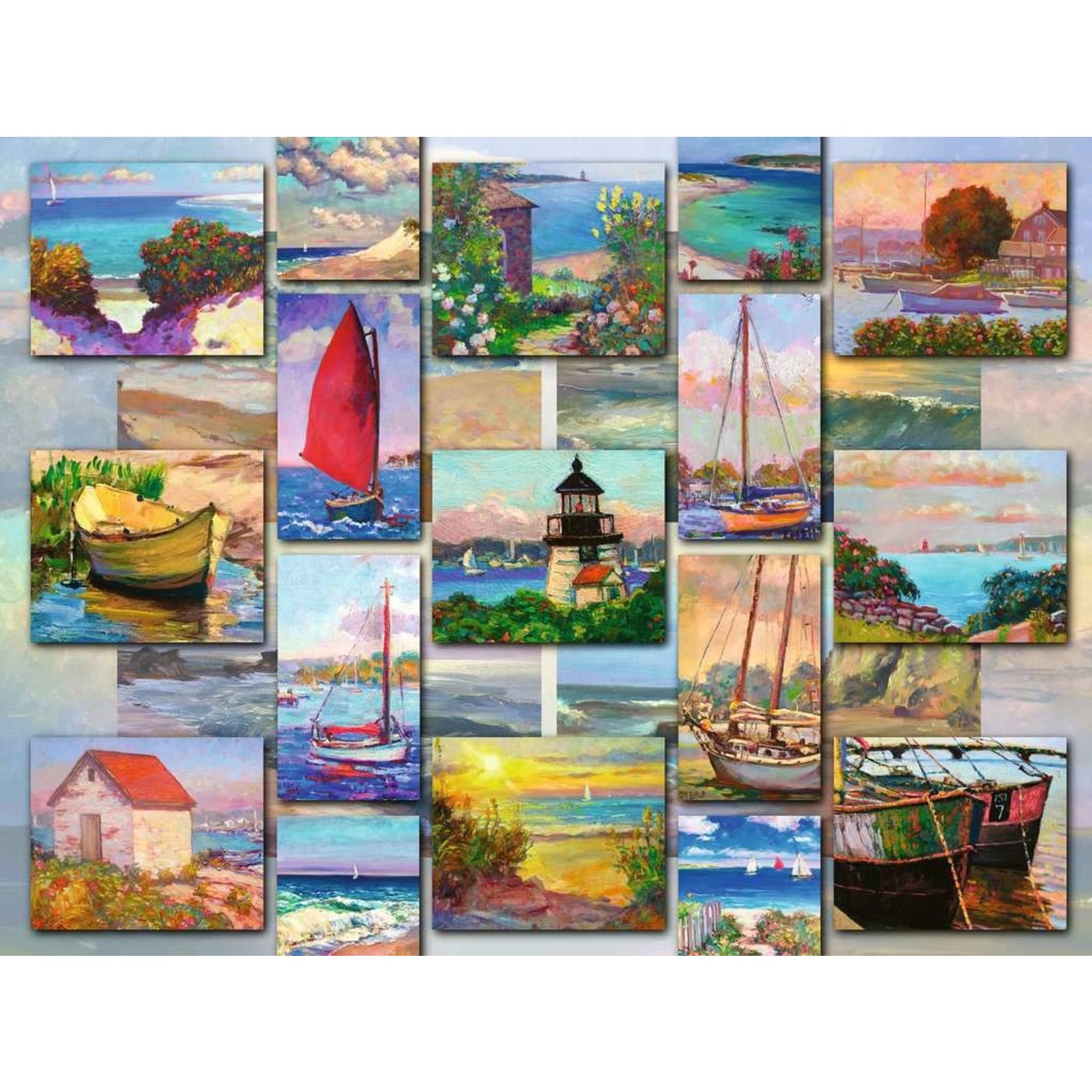 Coastal Collage 1500 Piece Puzzle