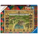 Hogwarts Map 1500 Piece Puzzle