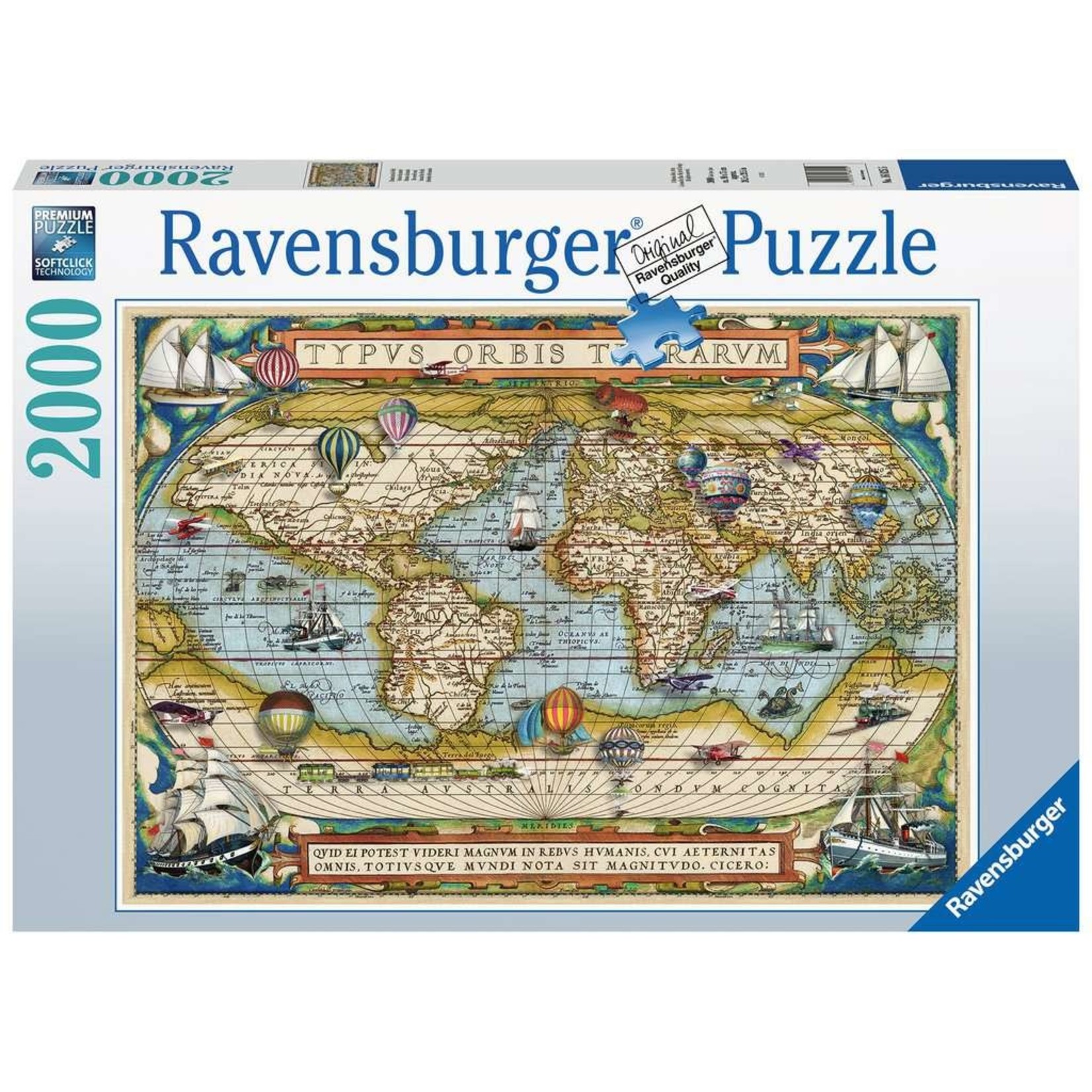 Around the World 2000 Piece Puzzle