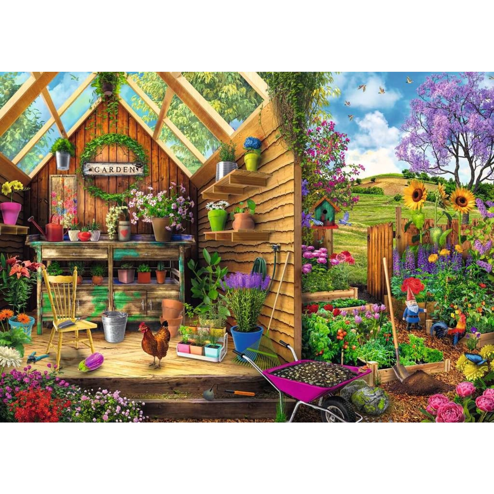 Gardener's Getaway 300 Piece Large Format Puzzle