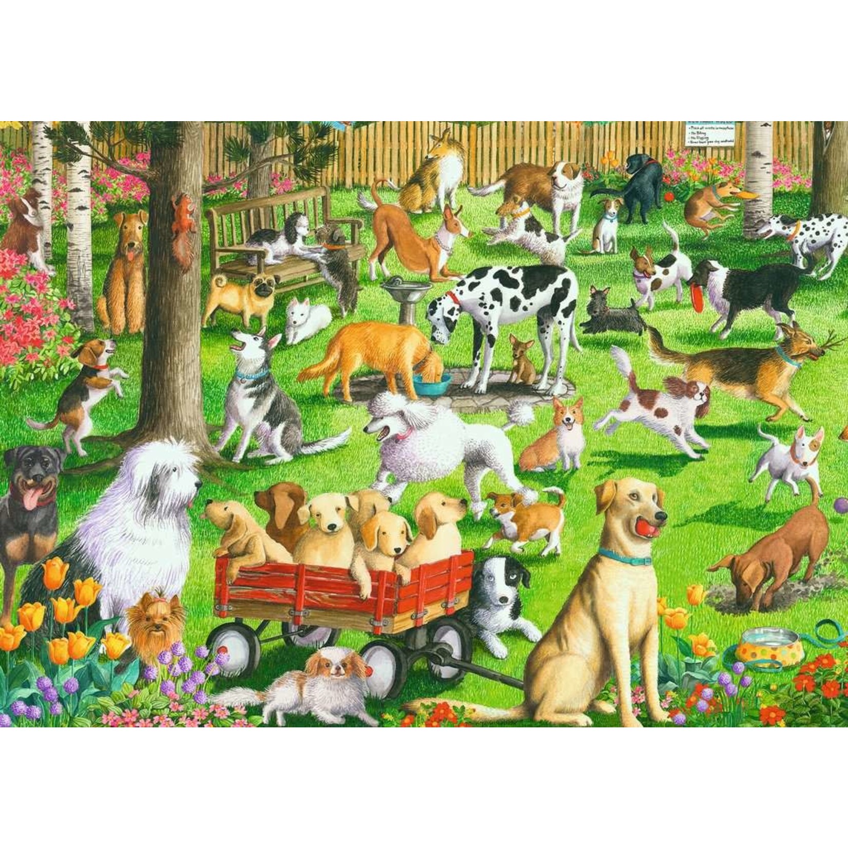 At the Dog Park 500 Piece Large Format Puzzle
