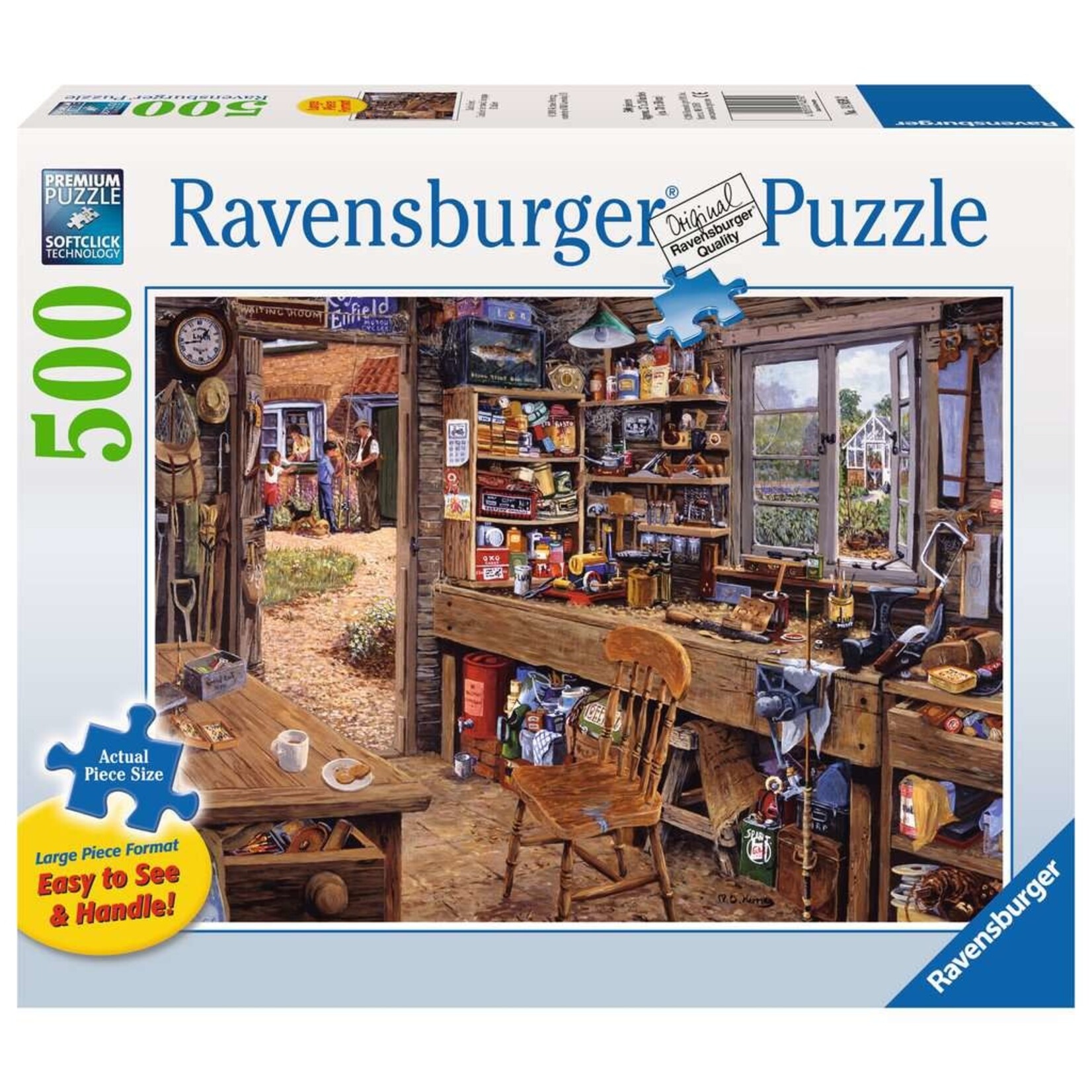 Dad's Shed 500 Piece Large Format Puzzle