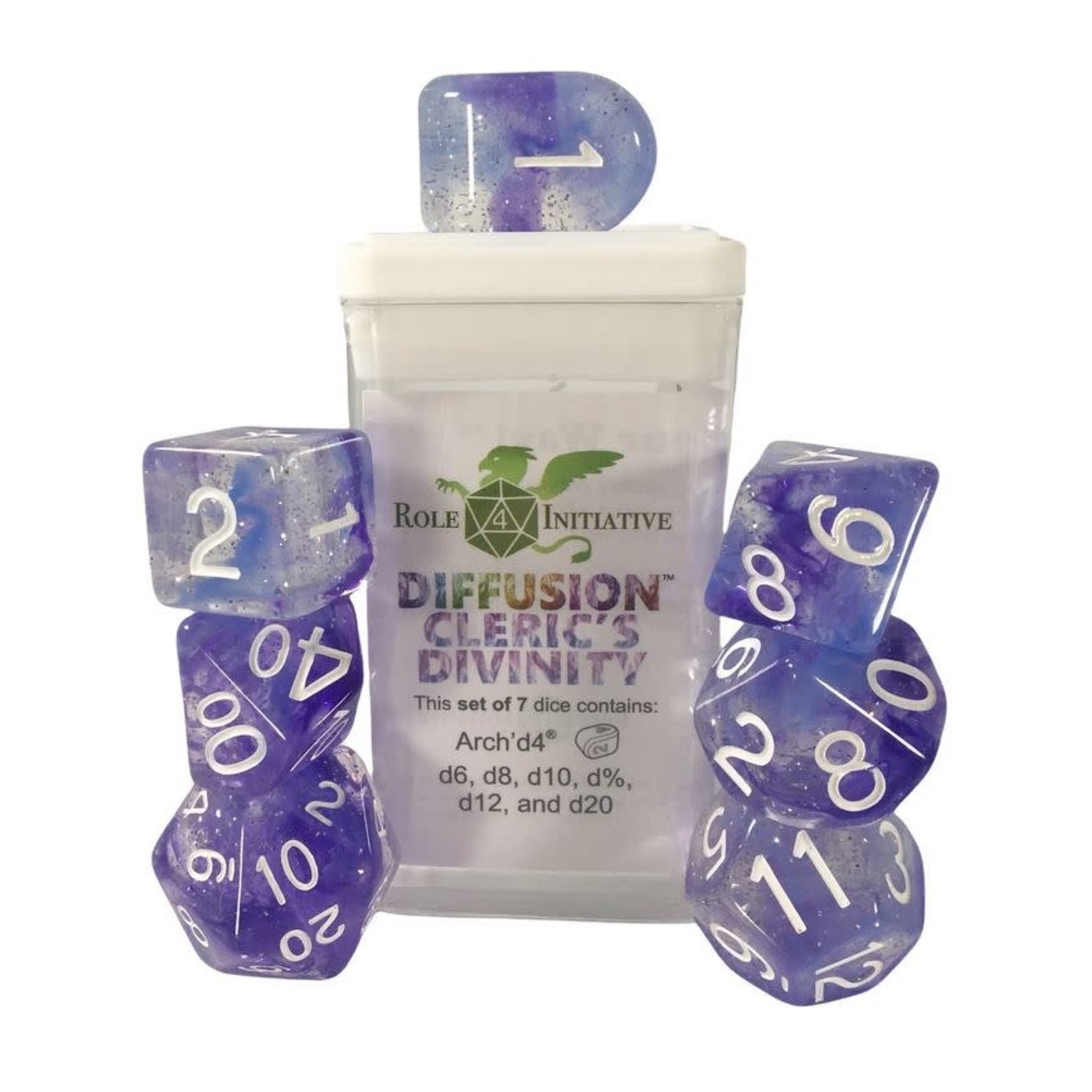 7-Set Diffusion Dice Cleric's Divinity Special Reserve