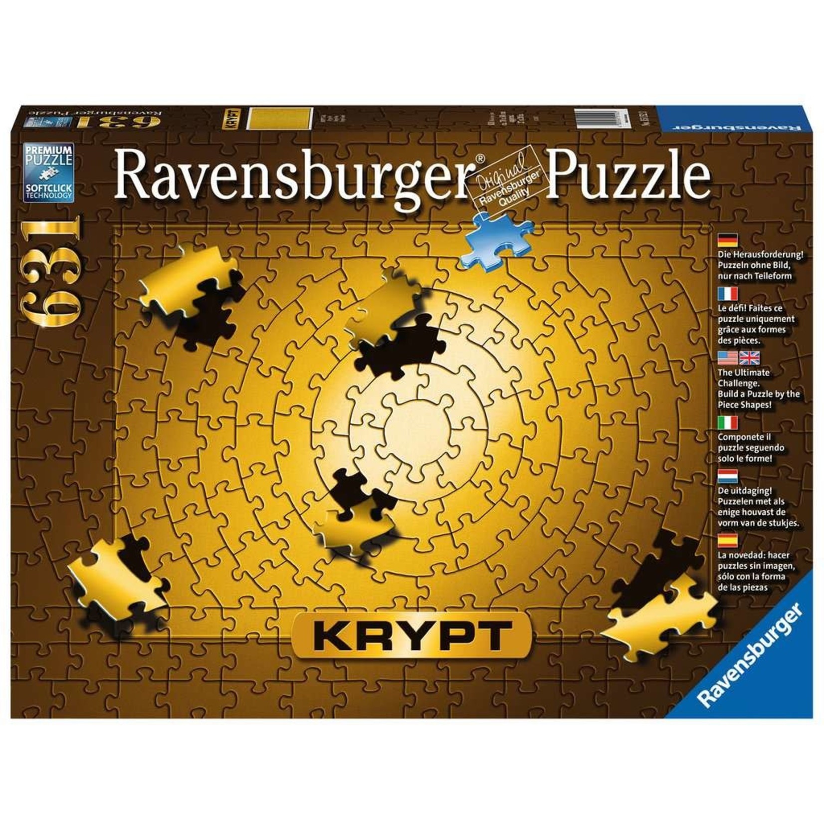 Krypt Gold Krypt 631 Piece Challenge Puzzle