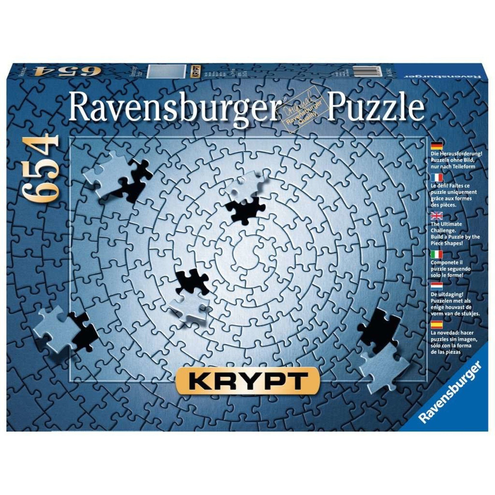 Krypt Silver Krypt 654 Piece Challenge Puzzle