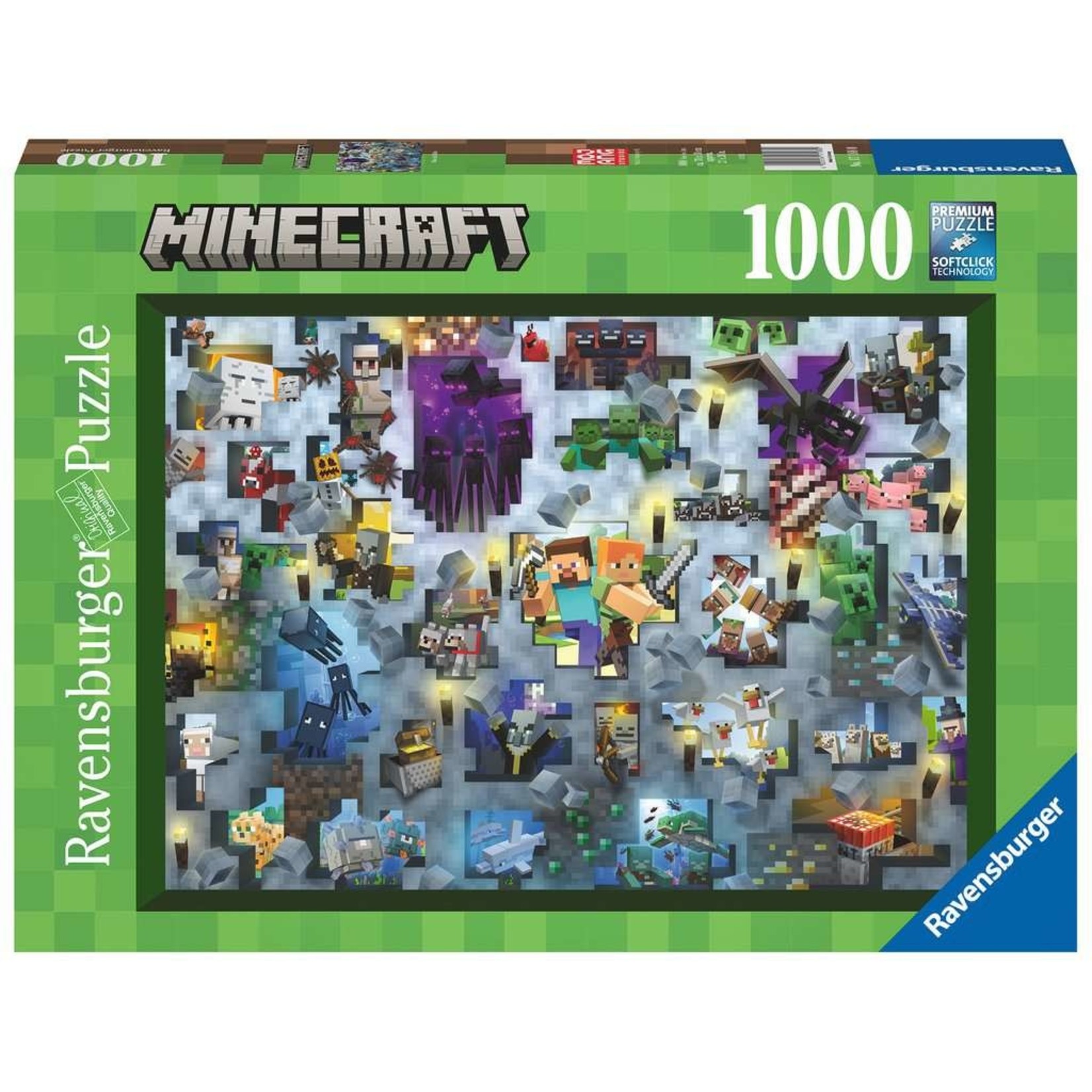 Minecraft Mobs 1000 Piece Challenge Puzzle