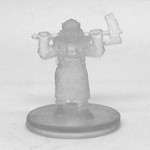 Painted Mini Single: Tyranny of Dragons #047 Gold Dwarf Female Cleric (Invisible)