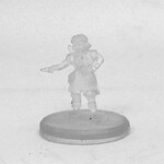 Painted Mini Single: Tyranny of Dragons #002 Stout Heart Halfling Female Bard (Invisible)