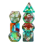 HD Blend Dice: Wind Elves | 7 Die Polyhedral Set