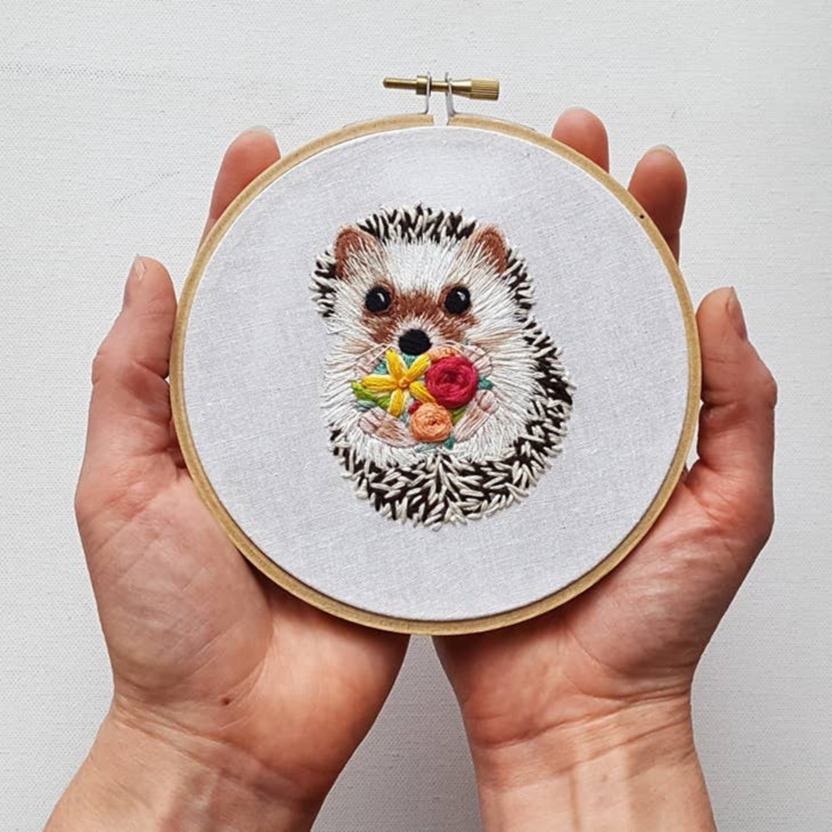 Hedgehog Beginner Embroidery Kit