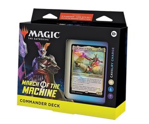 MTG: March of the Machine - Calvary Charge Commander Deck - The Wandering Dragon Game Shoppe | Thistle & Twig Wild Bird and Nature Shoppe MTG: March of the Machine - Calvary Charge Commander Deck - The Wandering Dragon Game Shoppe | Thistle & Twig Wild Bird and Nature Shoppe