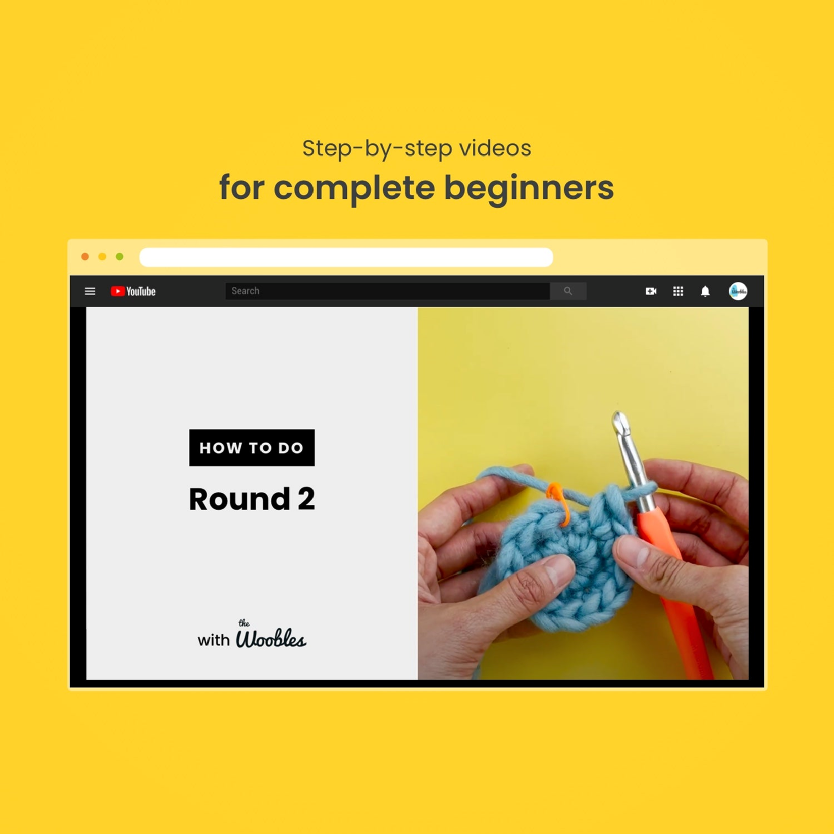 Woobles: Felix the Fox Beginner Crochet Kit