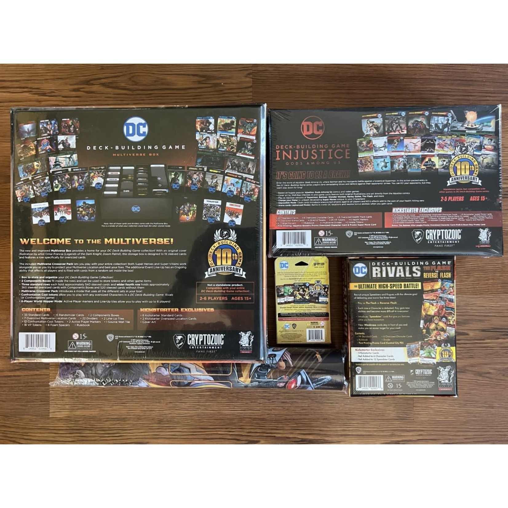 DC Comics Deck Building Game Injustice 10th Anniversary Bundle (All Sales Final)