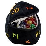 Plush Rainbow d20 Dice Bag