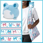 Tote Bag - Blue Frog Plushie