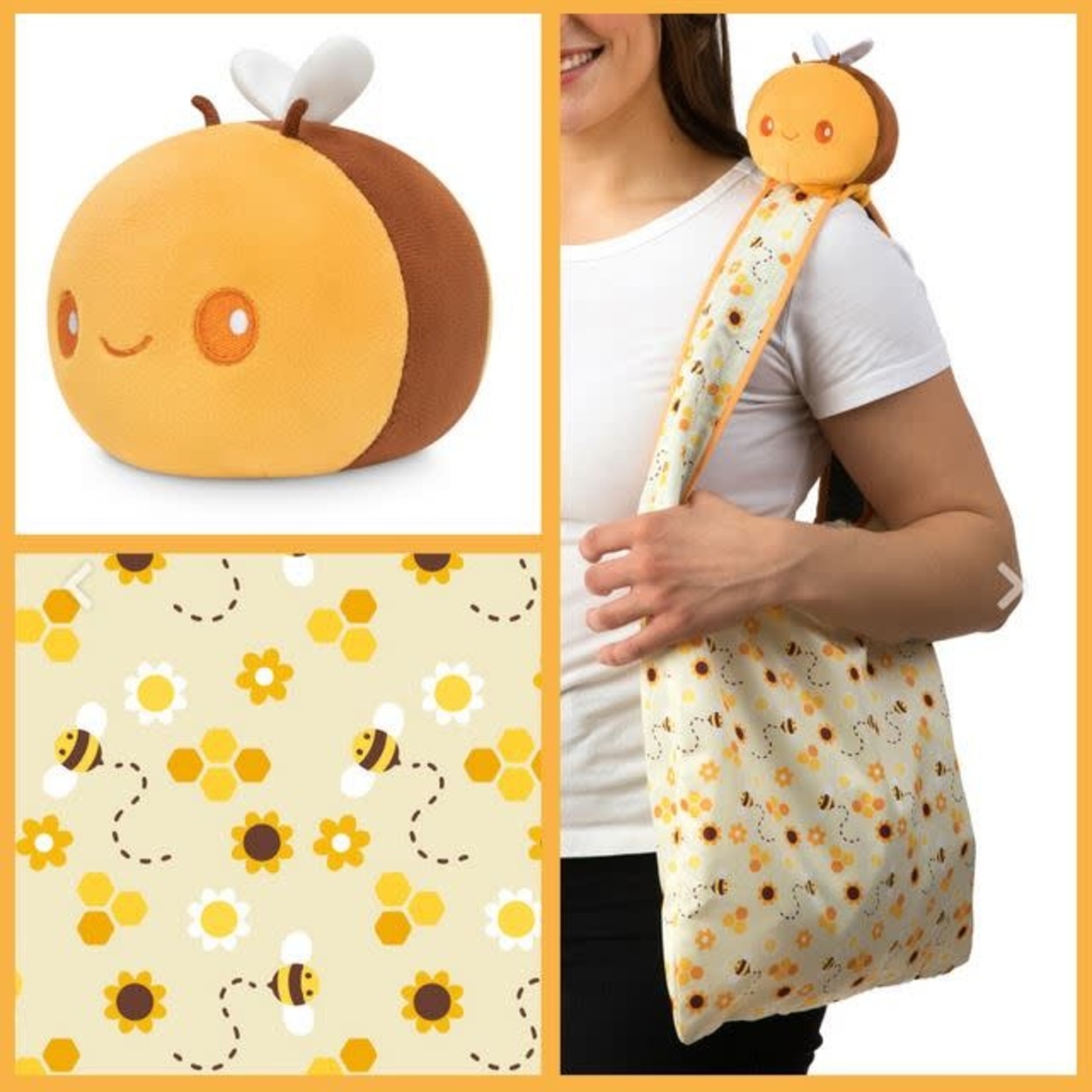 Plushie Tote Bag: Yellow Bee
