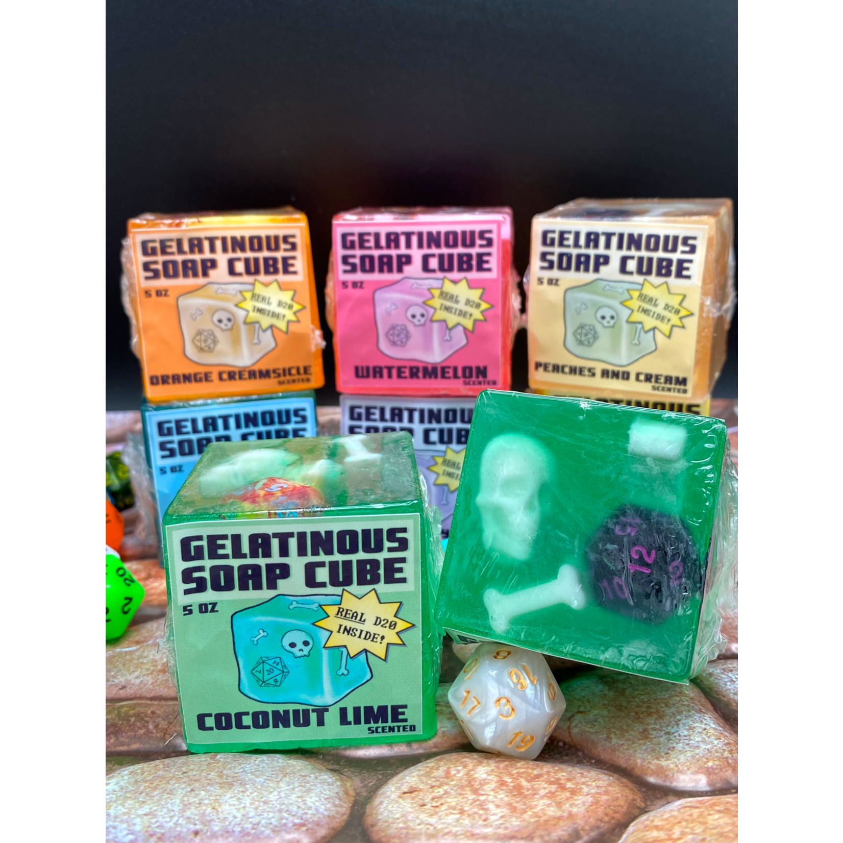 Gelatinous Soap Cube - Coconut Lime