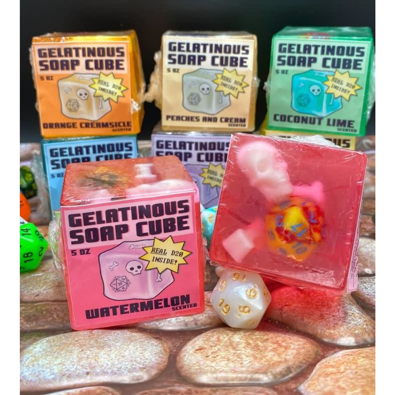 Gelatinous Soap Cube - Watermelon