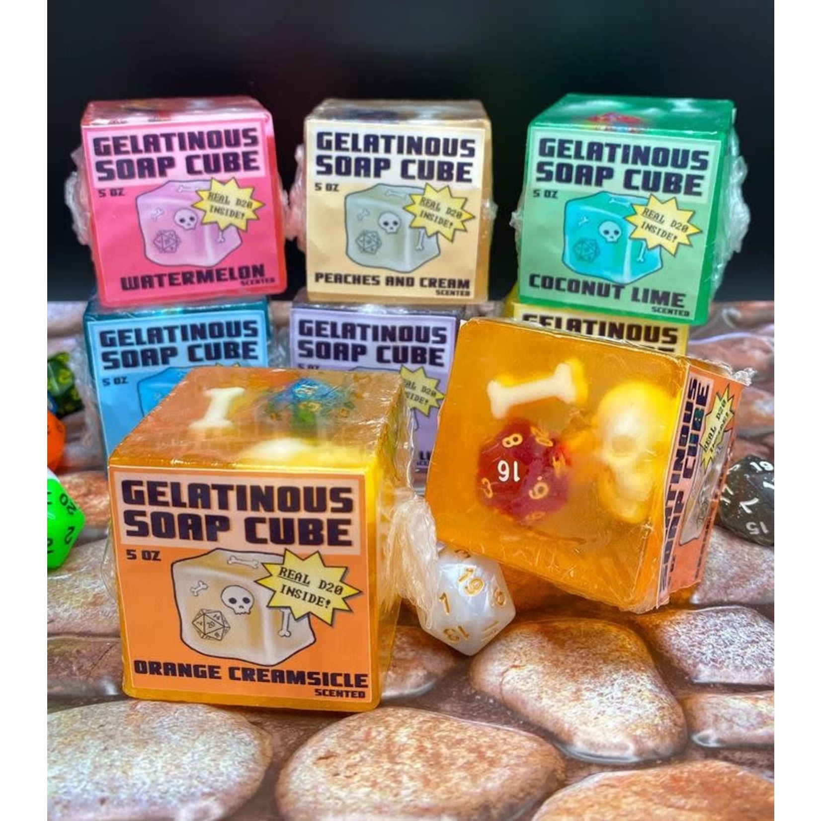 Gelatinous Soap Cube - Orange Creamsicle