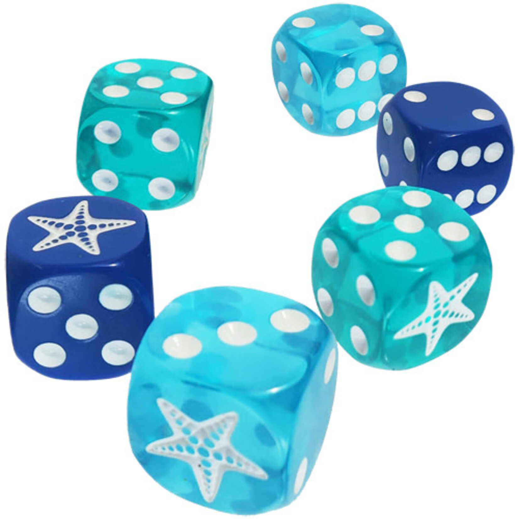 Theme Dice: Starfish d6 Dice Set (6)