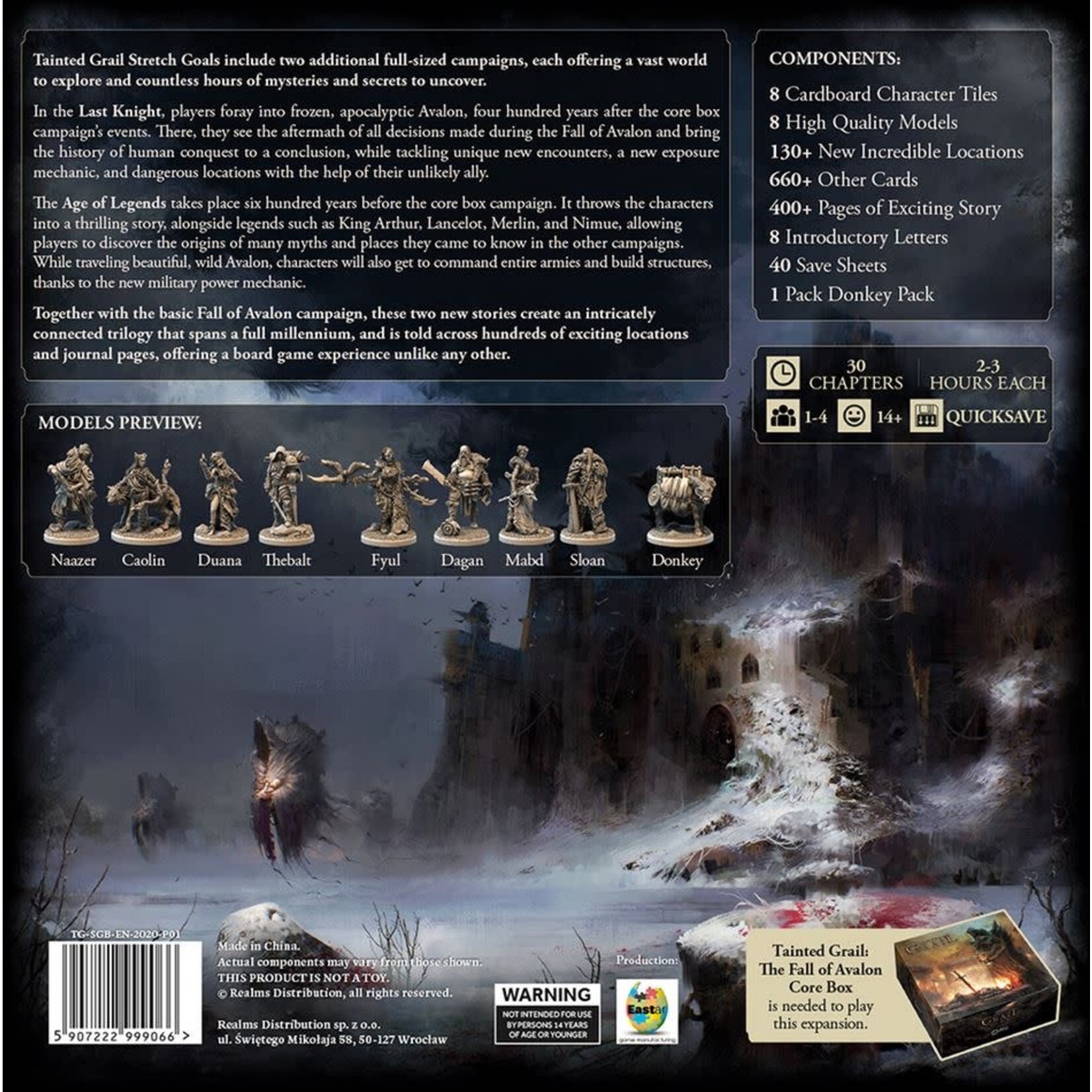 Tainted Grail: Stretch Goals