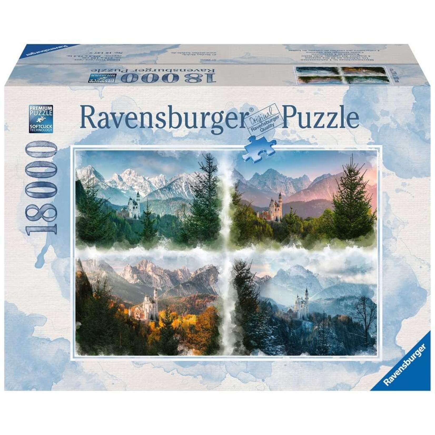 Neuschwanstein Seasons 18000 Piece Puzzle