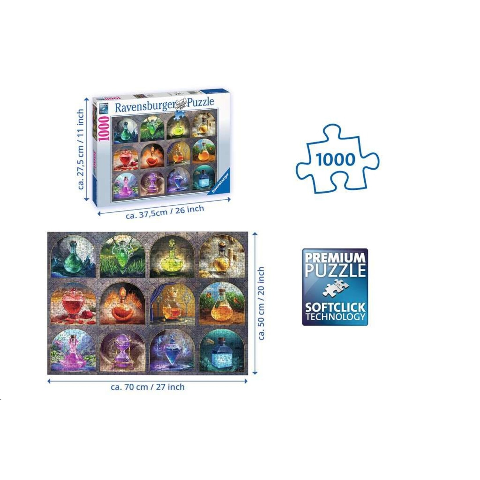 Magical Potions 1000 Piece Puzzle
