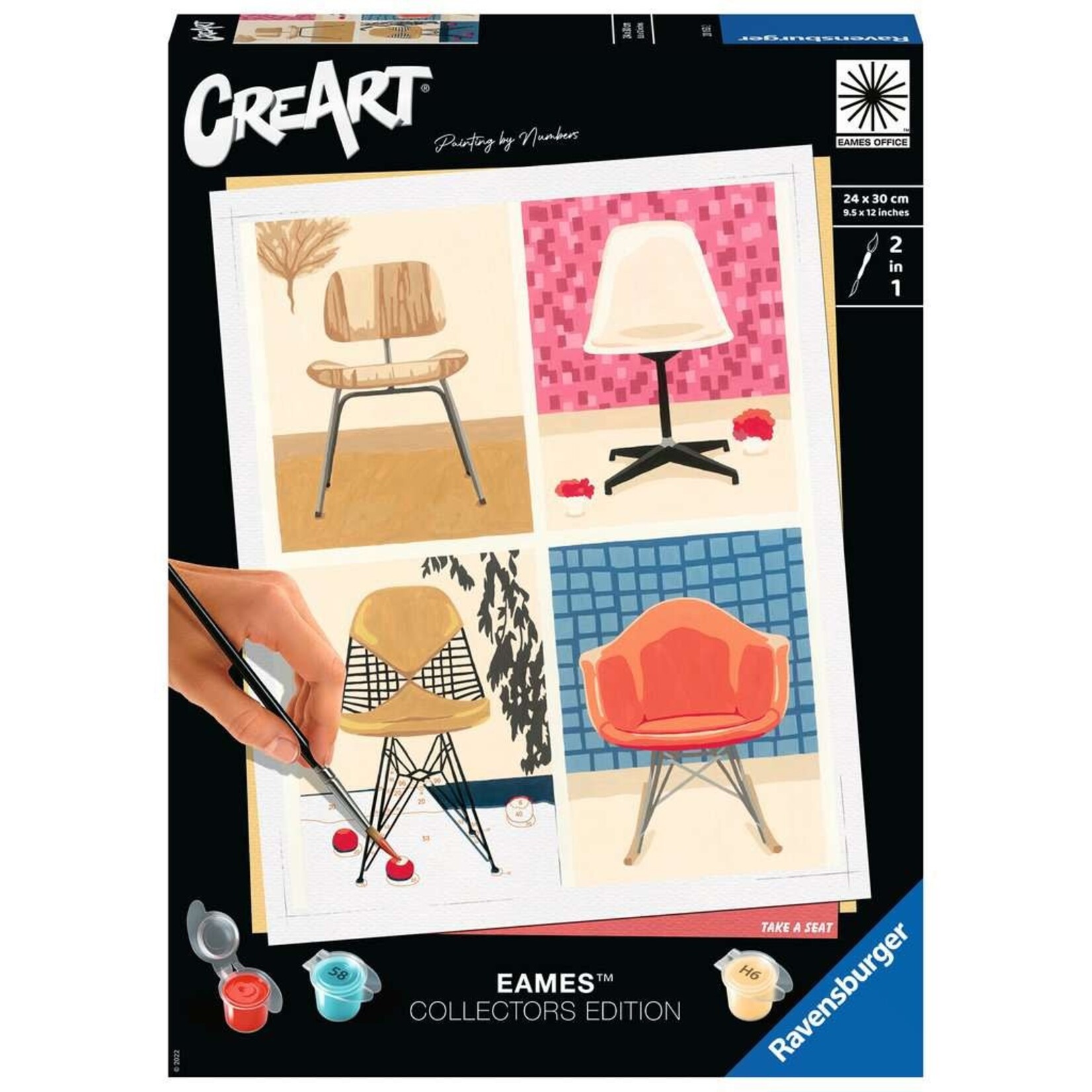 CreArt: Take a Seat 10x12 Paint by Number