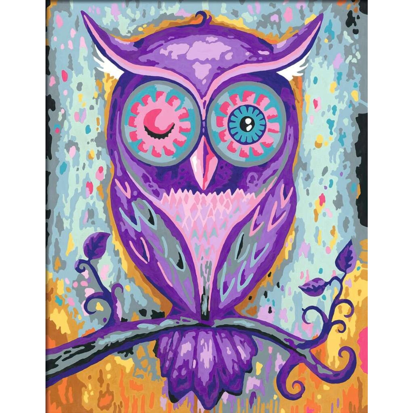 CreArt: Dreaming Owl 10x12 Paint by Number