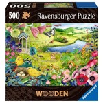 WOOD: Nature Garden 500 Piece Wooden Puzzle